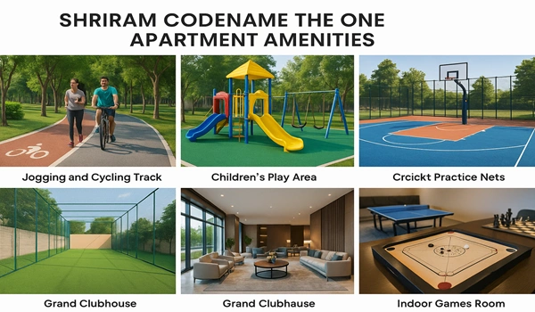 Shriram Codename The One Apartment Amenities